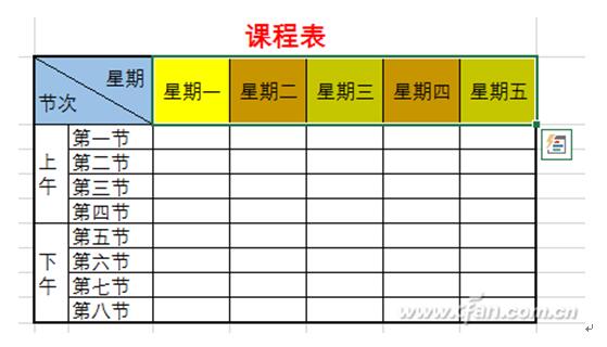 解析Excel表头最基础的制作方法