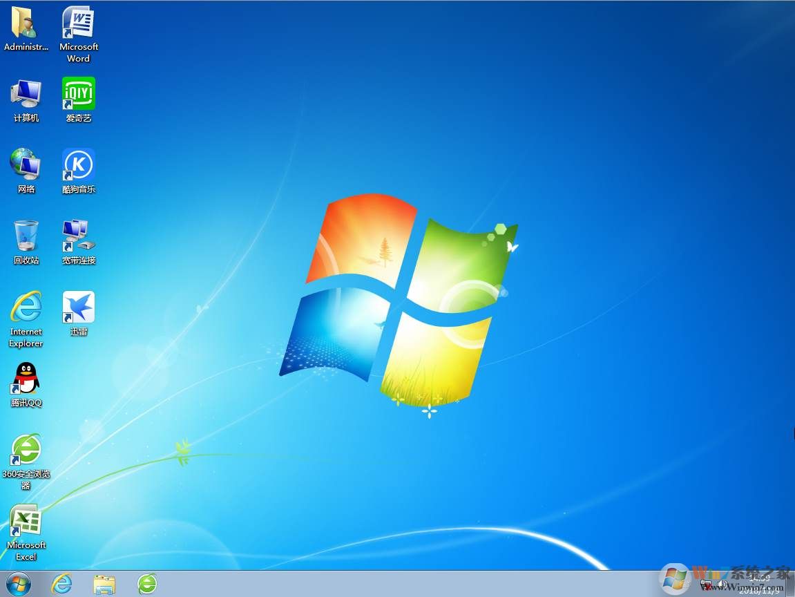 GHOST Windows 7 64位系统稳定增强版(带USB3.0,NVMe,深度加速)v2024